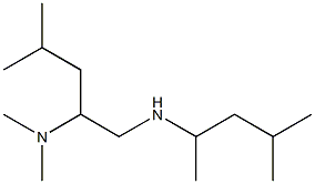 [2-(dimethylamino)-4-methylpentyl](4-methylpentan-2-yl)amine 结构式