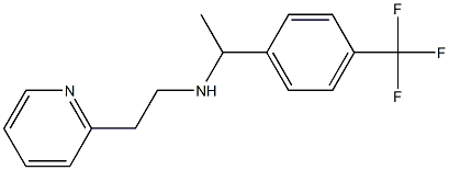 [2-(pyridin-2-yl)ethyl]({1-[4-(trifluoromethyl)phenyl]ethyl})amine 结构式