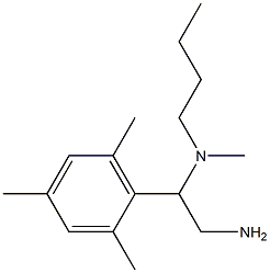 [2-amino-1-(2,4,6-trimethylphenyl)ethyl](butyl)methylamine 结构式