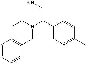 [2-amino-1-(4-methylphenyl)ethyl](benzyl)ethylamine 结构式