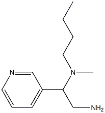 [2-amino-1-(pyridin-3-yl)ethyl](butyl)methylamine 结构式