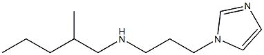 [3-(1H-imidazol-1-yl)propyl](2-methylpentyl)amine 结构式