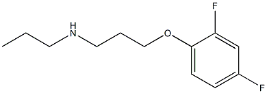 [3-(2,4-difluorophenoxy)propyl](propyl)amine 结构式