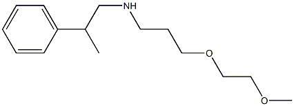 [3-(2-methoxyethoxy)propyl](2-phenylpropyl)amine 结构式