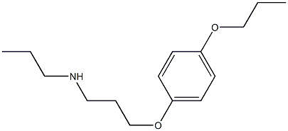 [3-(4-propoxyphenoxy)propyl](propyl)amine 结构式