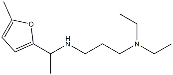 [3-(diethylamino)propyl][1-(5-methylfuran-2-yl)ethyl]amine 结构式