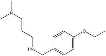 [3-(dimethylamino)propyl][(4-ethoxyphenyl)methyl]amine 结构式