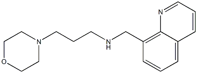 [3-(morpholin-4-yl)propyl](quinolin-8-ylmethyl)amine 结构式