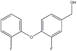 [3-fluoro-4-(2-fluorophenoxy)phenyl]methanol 结构式