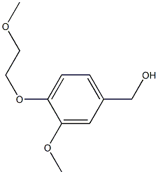 [3-methoxy-4-(2-methoxyethoxy)phenyl]methanol 结构式
