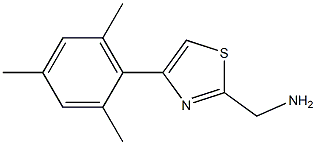 [4-(2,4,6-trimethylphenyl)-1,3-thiazol-2-yl]methanamine 结构式