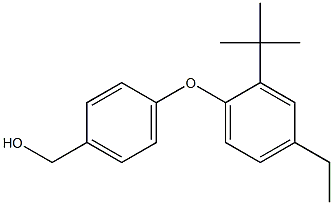 [4-(2-tert-butyl-4-ethylphenoxy)phenyl]methanol 结构式