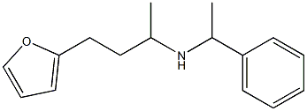 [4-(furan-2-yl)butan-2-yl](1-phenylethyl)amine 结构式