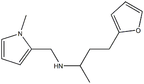 [4-(furan-2-yl)butan-2-yl][(1-methyl-1H-pyrrol-2-yl)methyl]amine 结构式