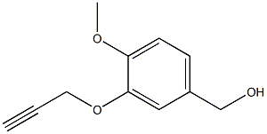 [4-methoxy-3-(prop-2-yn-1-yloxy)phenyl]methanol 结构式