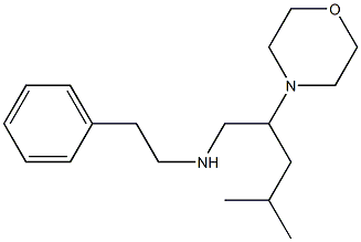 [4-methyl-2-(morpholin-4-yl)pentyl](2-phenylethyl)amine 结构式