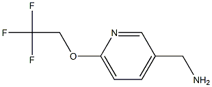 [6-(2,2,2-trifluoroethoxy)pyridin-3-yl]methylamine 结构式