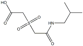 {[2-(isobutylamino)-2-oxoethyl]sulfonyl}acetic acid 结构式