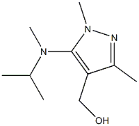 {1,3-dimethyl-5-[methyl(propan-2-yl)amino]-1H-pyrazol-4-yl}methanol 结构式