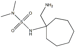 {1-[(dimethylsulfamoyl)amino]cycloheptyl}methanamine 结构式