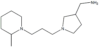 {1-[3-(2-methylpiperidin-1-yl)propyl]pyrrolidin-3-yl}methylamine 结构式