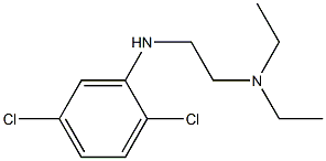 {2-[(2,5-dichlorophenyl)amino]ethyl}diethylamine 结构式