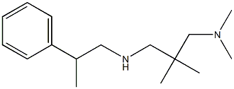 {2-[(dimethylamino)methyl]-2-methylpropyl}(2-phenylpropyl)amine 结构式