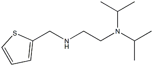 {2-[bis(propan-2-yl)amino]ethyl}(thiophen-2-ylmethyl)amine 结构式