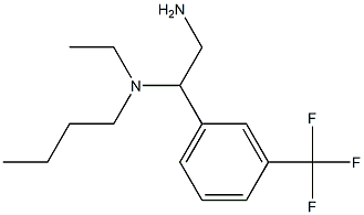 {2-amino-1-[3-(trifluoromethyl)phenyl]ethyl}(butyl)ethylamine 结构式