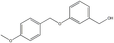 {3-[(4-methoxyphenyl)methoxy]phenyl}methanol 结构式