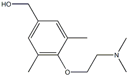 {4-[2-(dimethylamino)ethoxy]-3,5-dimethylphenyl}methanol 结构式