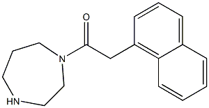 1-(1,4-diazepan-1-yl)-2-(naphthalen-1-yl)ethan-1-one 结构式