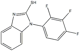 1-(2,3,4-trifluorophenyl)-1H-1,3-benzodiazole-2-thiol 结构式