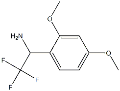 1-(2,4-dimethoxyphenyl)-2,2,2-trifluoroethan-1-amine 结构式