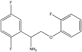 1-(2,5-difluorophenyl)-2-(2-fluorophenoxy)ethanamine 结构式