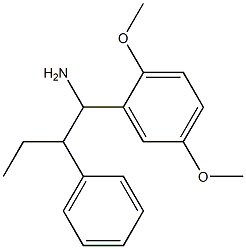 1-(2,5-dimethoxyphenyl)-2-phenylbutan-1-amine 结构式