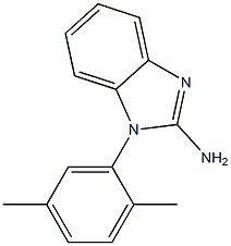 1-(2,5-dimethylphenyl)-1H-1,3-benzodiazol-2-amine 结构式