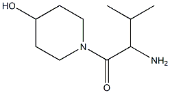 1-(2-amino-3-methylbutanoyl)piperidin-4-ol 结构式