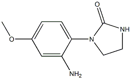 1-(2-amino-4-methoxyphenyl)imidazolidin-2-one 结构式