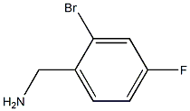 1-(2-bromo-4-fluorophenyl)methanamine 结构式