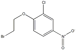 1-(2-bromoethoxy)-2-chloro-4-nitrobenzene 结构式