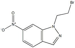 1-(2-bromoethyl)-6-nitro-1H-indazole 结构式