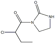 1-(2-chlorobutanoyl)imidazolidin-2-one 结构式