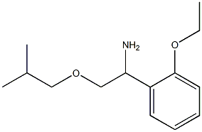 1-(2-ethoxyphenyl)-2-(2-methylpropoxy)ethan-1-amine 结构式