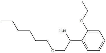 1-(2-ethoxyphenyl)-2-(hexyloxy)ethan-1-amine 结构式