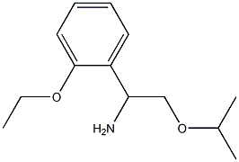 1-(2-ethoxyphenyl)-2-(propan-2-yloxy)ethan-1-amine 结构式