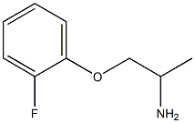 1-(2-fluorophenoxy)propan-2-amine 结构式