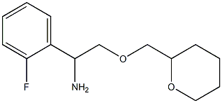 1-(2-fluorophenyl)-2-(oxan-2-ylmethoxy)ethan-1-amine 结构式