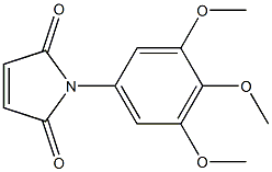 1-(3,4,5-trimethoxyphenyl)-2,5-dihydro-1H-pyrrole-2,5-dione 结构式