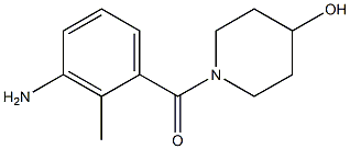 1-(3-amino-2-methylbenzoyl)piperidin-4-ol 结构式